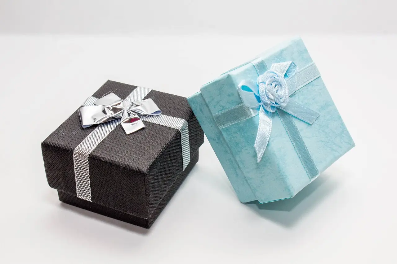 2 boîtes de cadeaux illustrant le Programme de fidélité Snapss